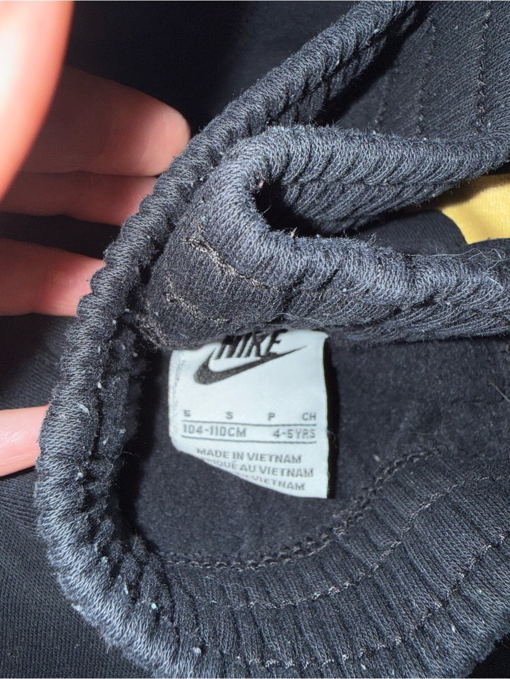 Nike Black Sweatshirt and Joggers Set with Gold Logo - Picture 2 of 2